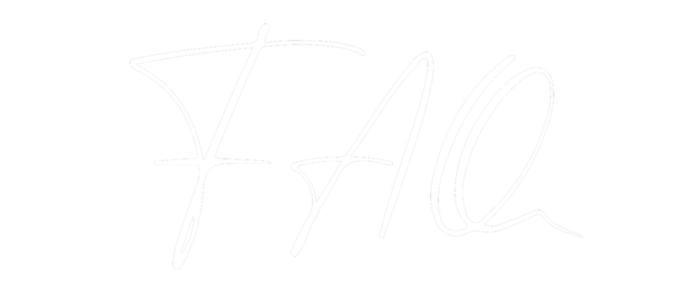 Häufige Fragen | PS Hausmeisterservice Weißer Schriftzug „FAQ“ in eleganter Schreibschrift auf schwarzem Hintergrund.